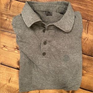 G/FORE Men’s Short Sleeve Polo - Gray/Charcoal - Large